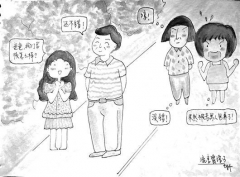 女研究生繪大學生活連環(huán)畫 不斷更新受捧(圖)